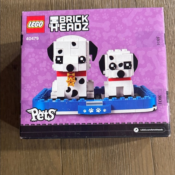 Brand New Never Opened LEGO BrickHeadz Pets Dalmatian Duo with Blue Base - Picture 2 of 4